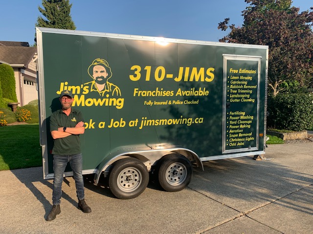 Jim’s Mowing Lawn Mowing Franchise for Sale in British Columbia