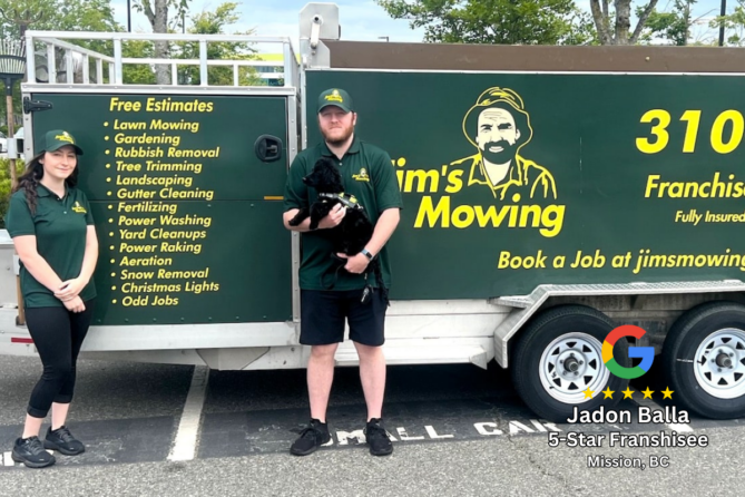 Jim's Mowing Garden Franchise in British Columbia