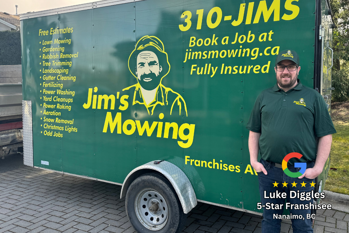 Jim's Mowing Lawn Care Franchise for Sale in British Columbia