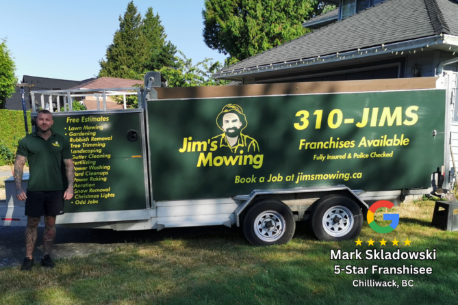 Jim's Mowing Lawn Mowing Franchises in British Columbia