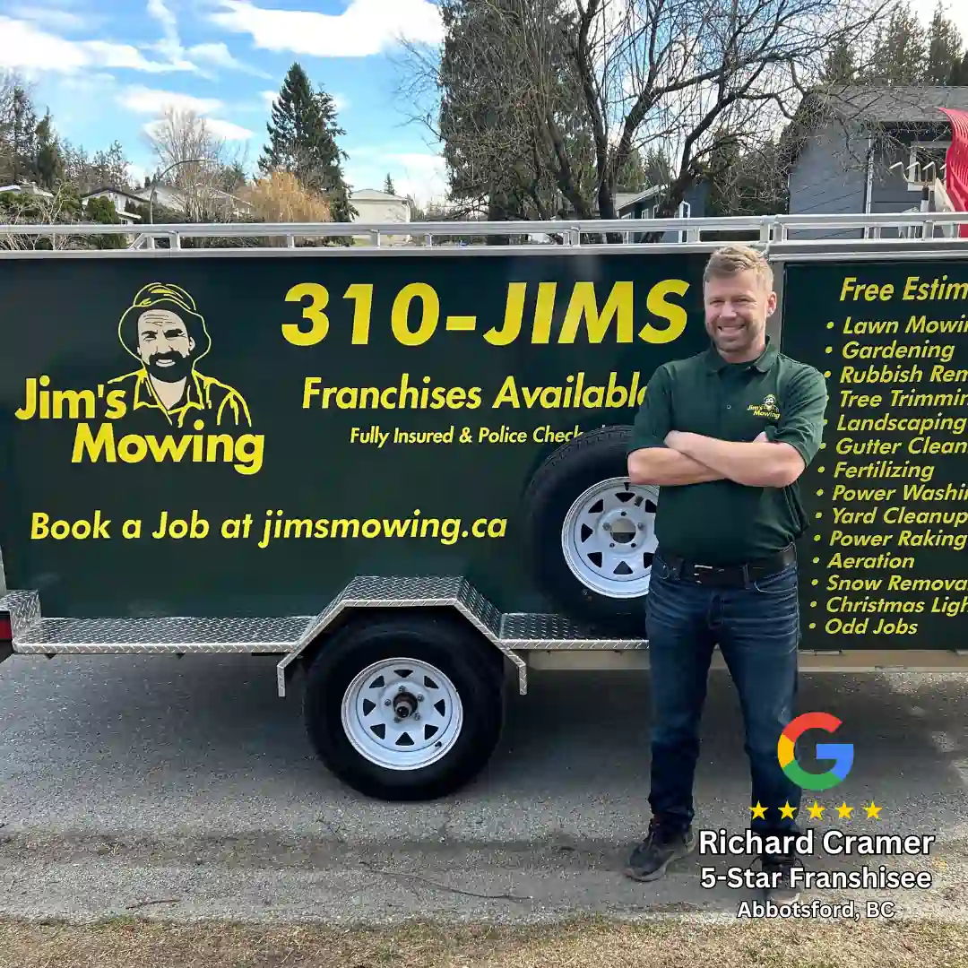 Jim's Mowing Landscaping Franchise in British Columbia
