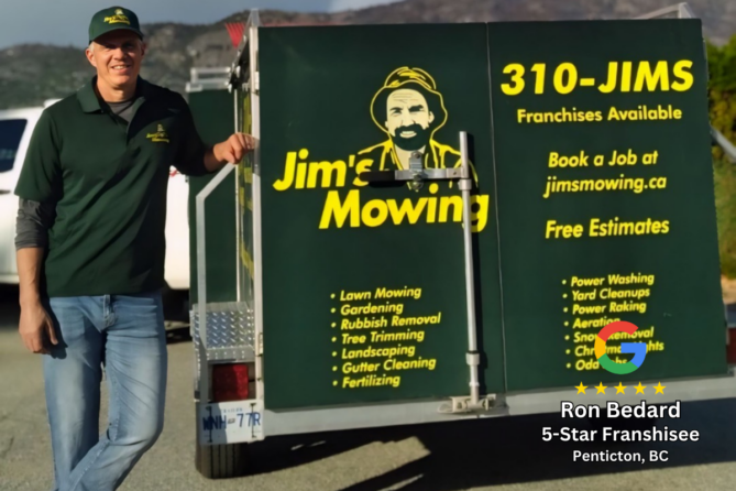 Jim's Mowing Landscape Franchise in British Columbia